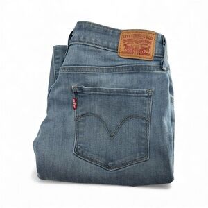 Levi Strauss Women's 514 Denim Blue Straight Jeans Size 31